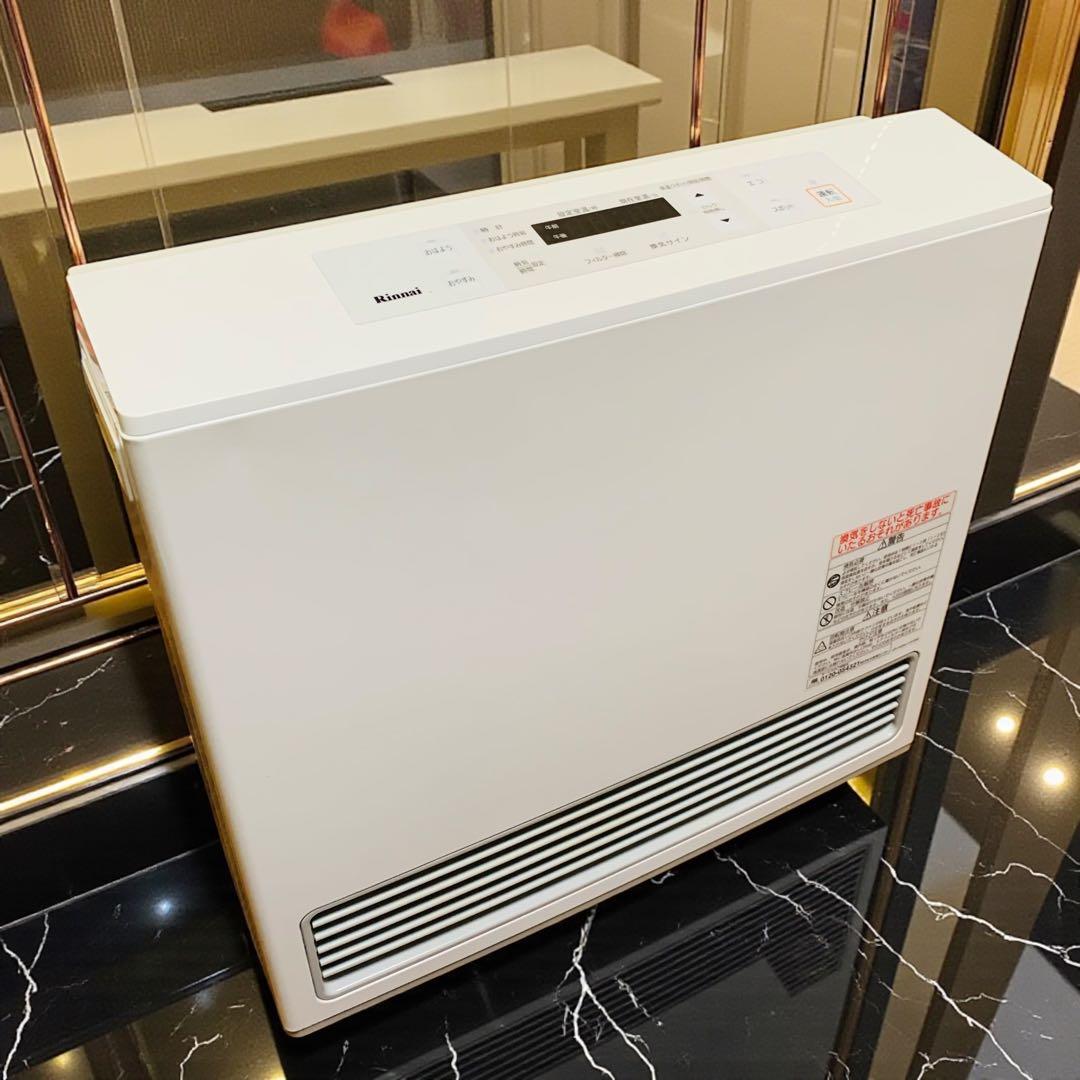 美品リンナイRinnai ガスファンヒーター RC-U5801E都市ガス20年式 RC-U5801E ガスファンヒーター Standard（スタンダード） ホワイト