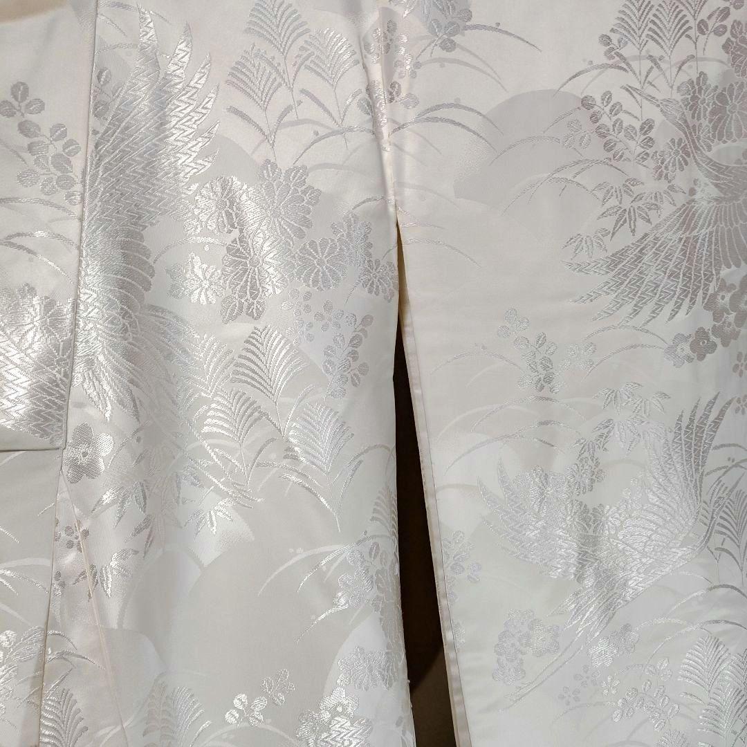 白無垢・色打掛 鶴と草花の唐織D - メルカリ