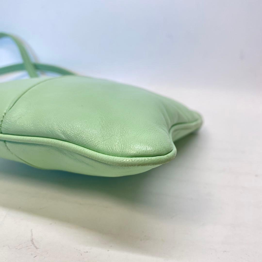 希少カラー】ロエベ ショルダーバッグ ナッパレザー ミントグリーン
