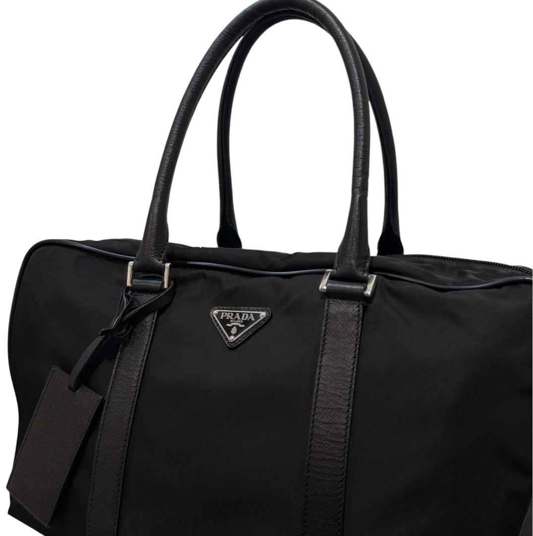 極美品‼️プラダ ビジネスバッグ ナイロン×サフィアーノ 袋・ギャラ