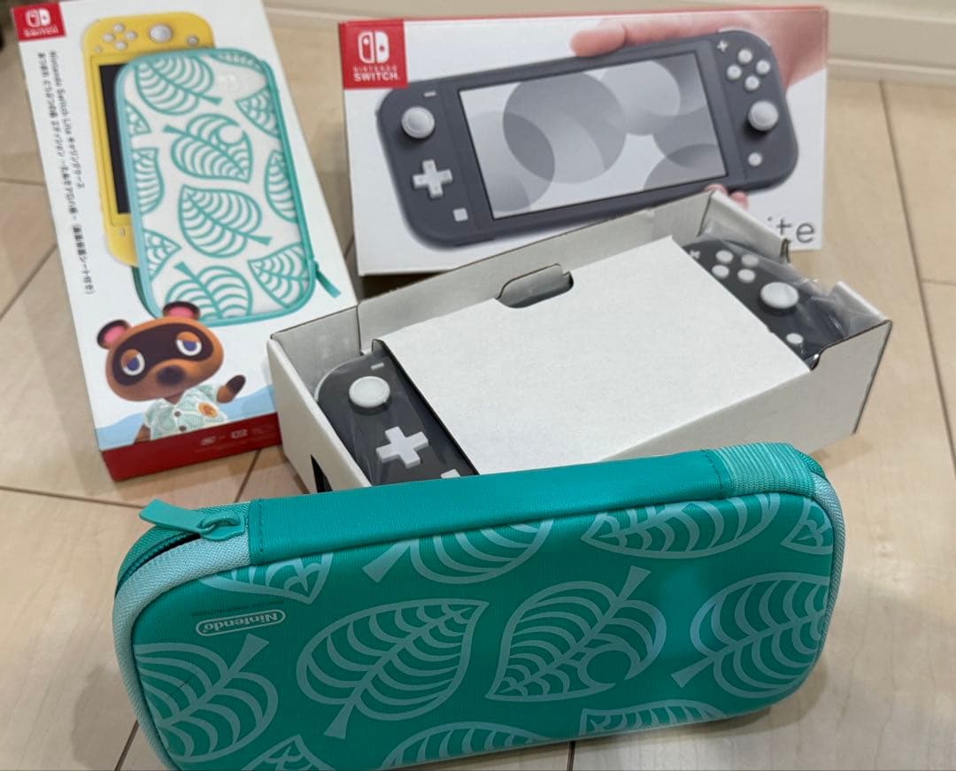 Nintendo Switch Lite グレー 収納ケース付き Amazon.co.jp: 【任天堂公式ライセンス商品】ニンテンドースイッチLite