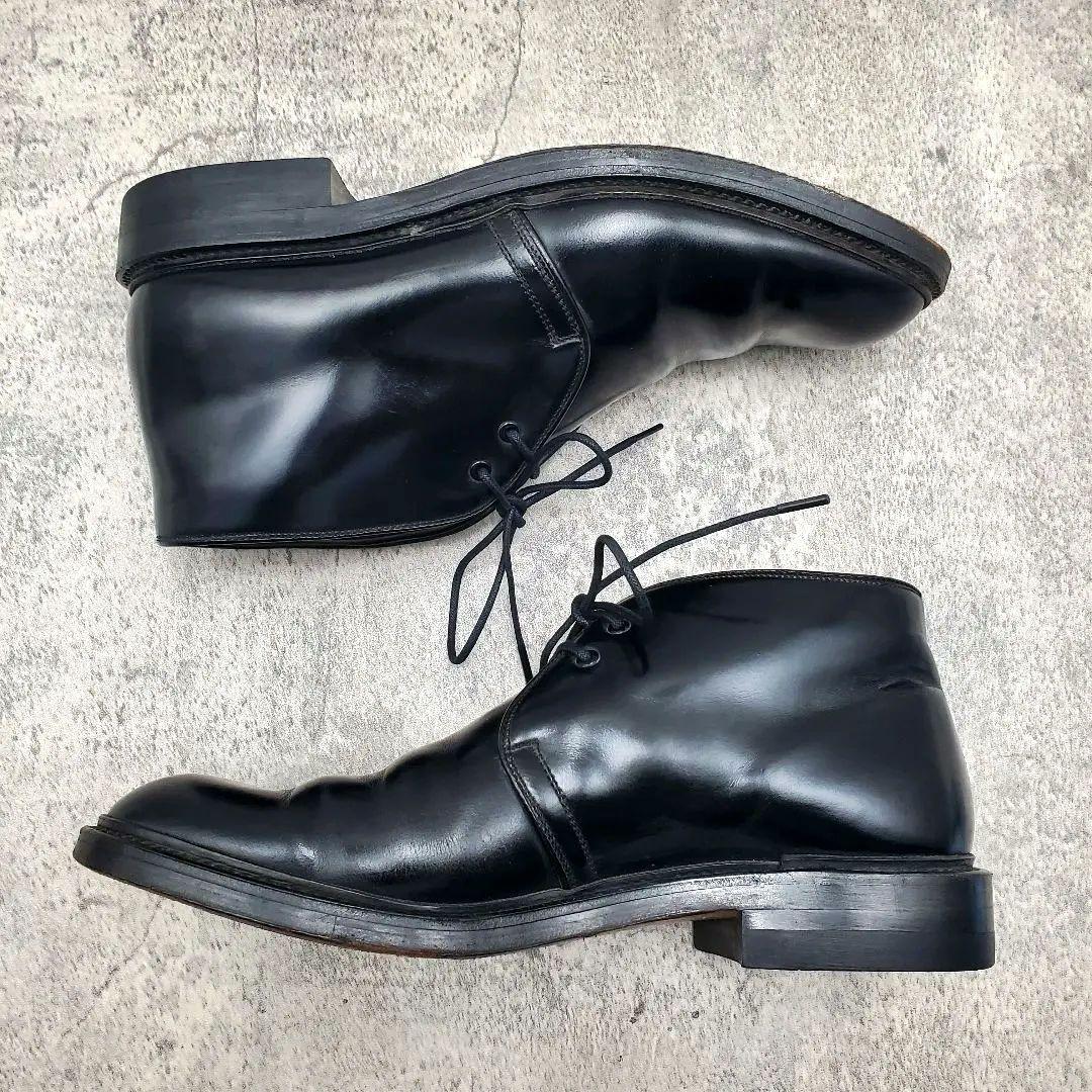 ✨REGAL リーガル✨チャッカブーツ レザーソール 24～25cm 黒 - メルカリ