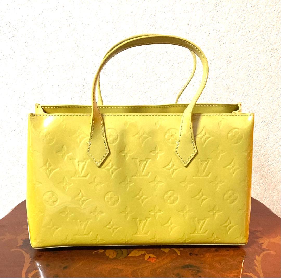 ルイヴィトン LOUIS VUITTON ヴェルニ ウィルシャーPM トート - メルカリ