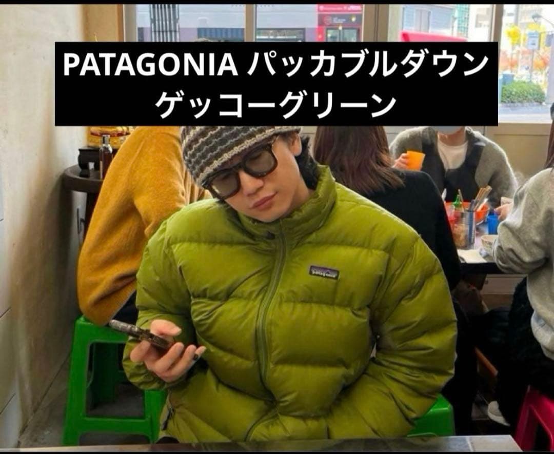 パタゴニア 84500FA ダウンジャケット オリーブグリーン LARGE - メルカリ