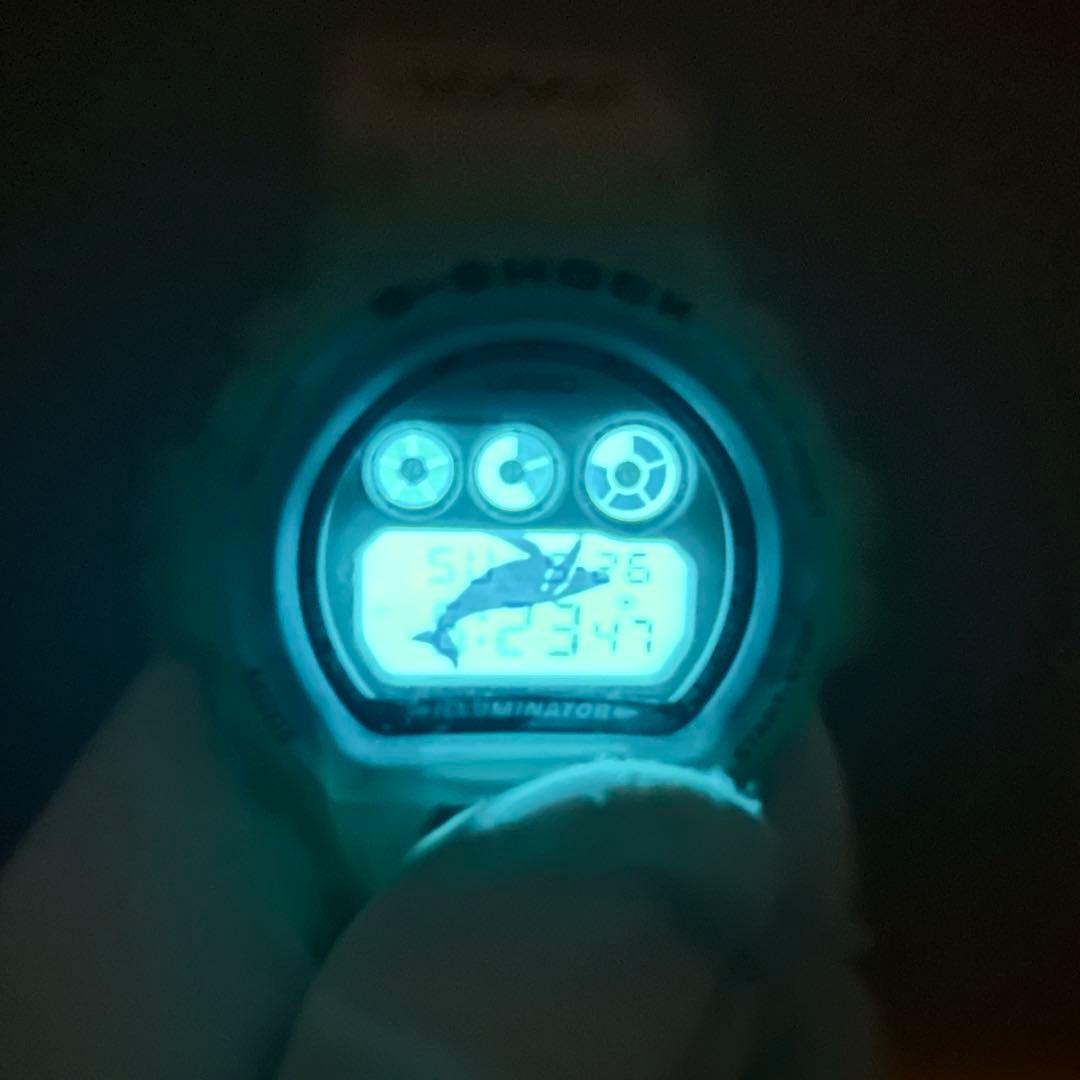 カシオ G-ショック DW-6900K-8AT スケルトン イルカクジラモデル