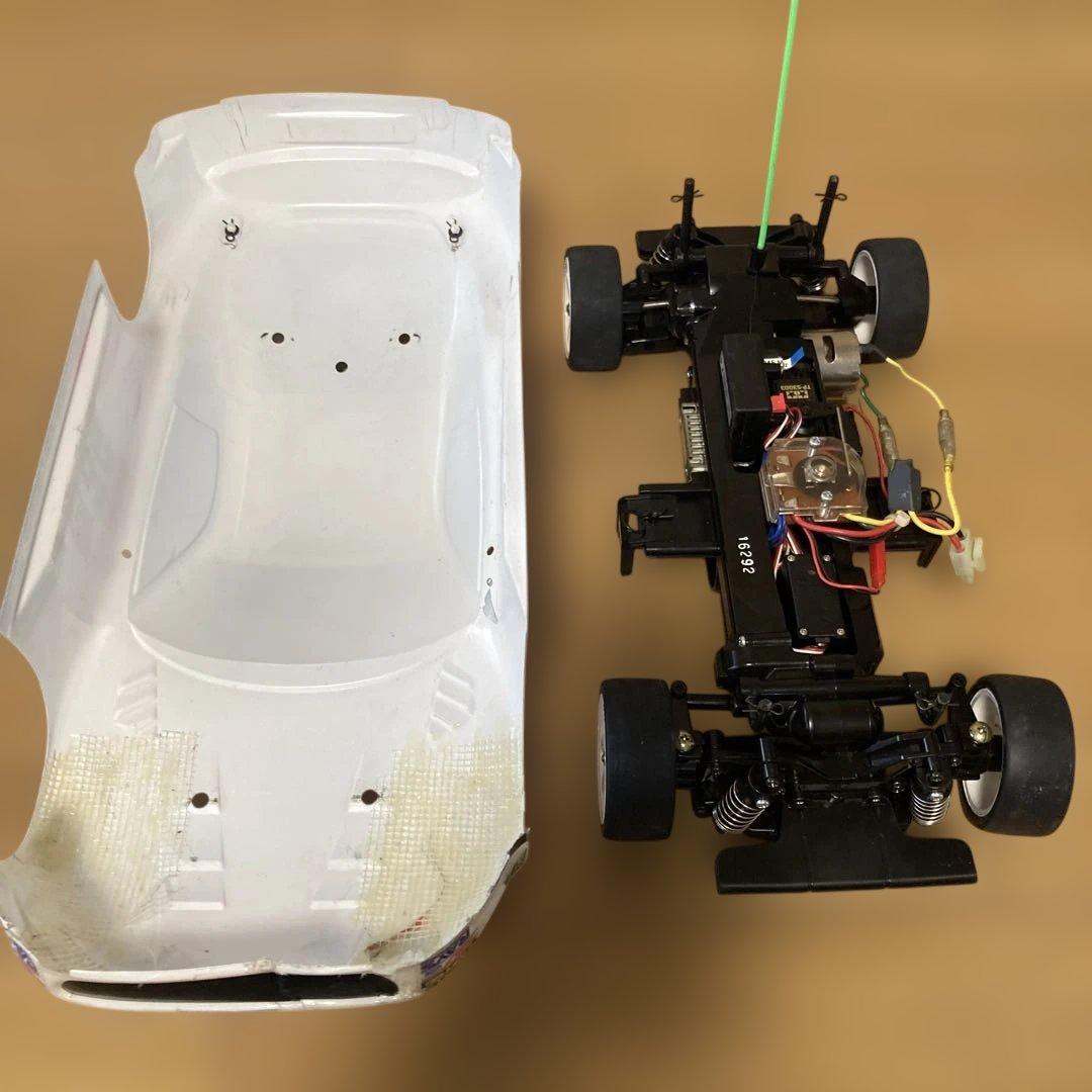 絶版！古いタミヤXB ランエボⅥ WRC、カストロール トムス スープラ