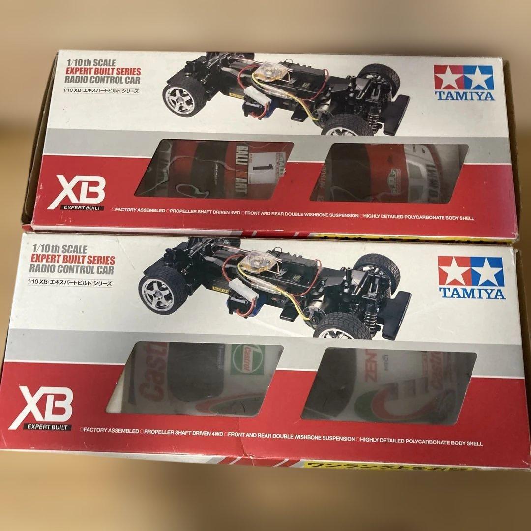 絶版！古いタミヤXB ランエボⅥ WRC、カストロール トムス スープラ
