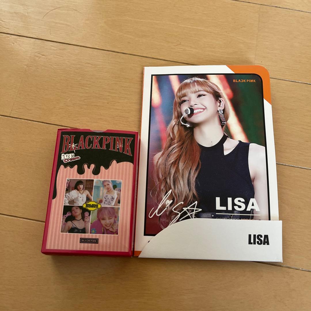非公式BLACKPINK トレカセット+LISAフォトカードセット - メルカリ