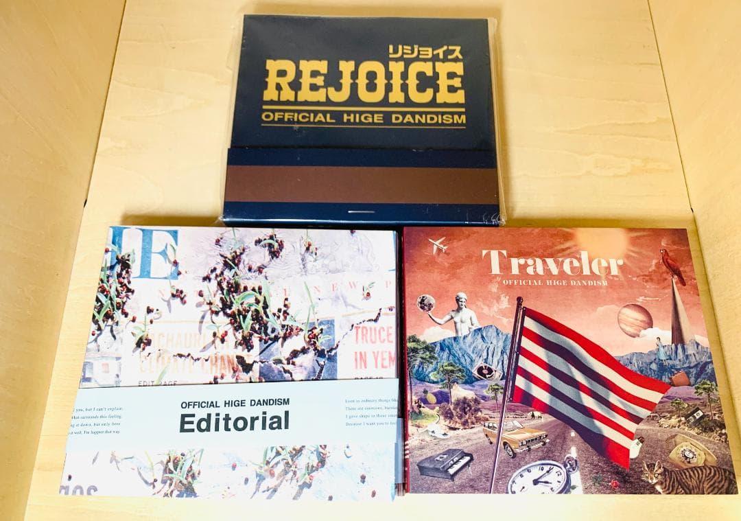 Official髭男dism 初回盤 アルバム 3枚 セット CD+ブルーレイ Rejoice(CD＋Blu-ray)-Official髭男dism | ポニーキャニオン