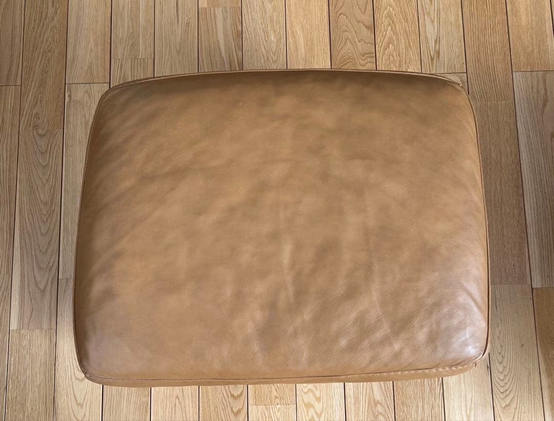 unico ウニコ TERRA(テラ) レザーオットマン 本革 キャメル - メルカリ