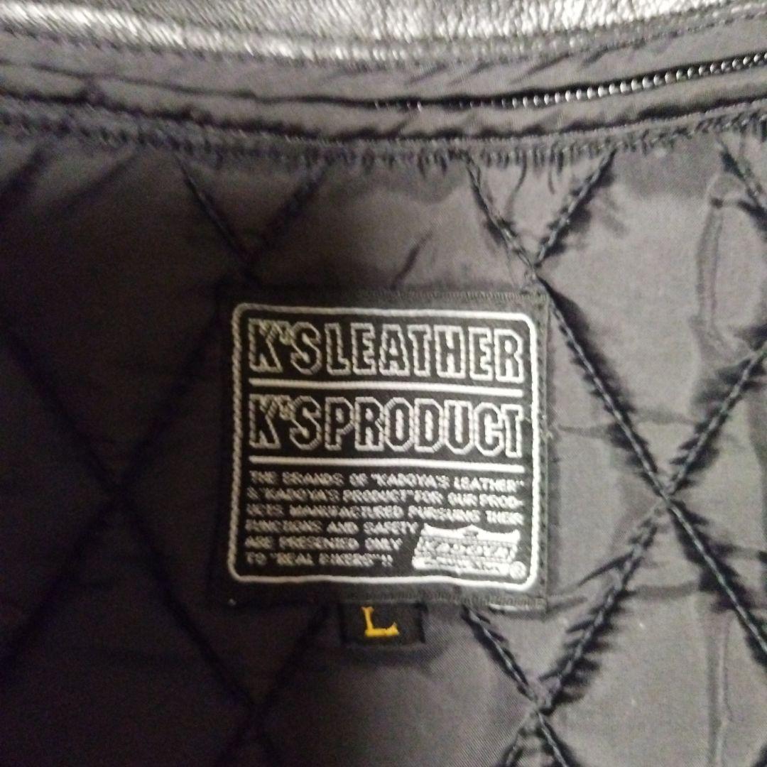 カドヤ kadoya ゴートスキンレザー ジャケット L キルテングインナー付