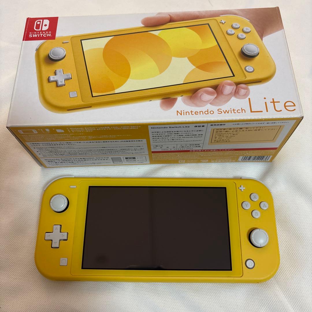 Nintendo Switch Lite イエロー 本体 ジャンク品 本体のみ・ジャンク品】初期化済み Nintendo Switch Lite イエロー