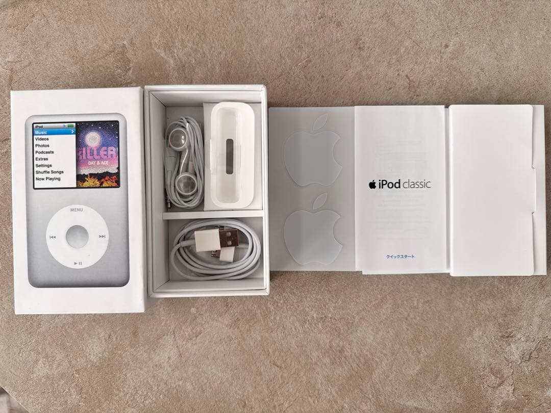 極美品】iPod classic 第7世代 160GB 新品バッテリー 箱付き - メルカリ