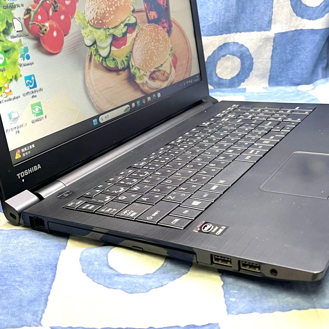 すぐ使える！快適SSD☆シックな黒ノートパソコン♪カメラ付き