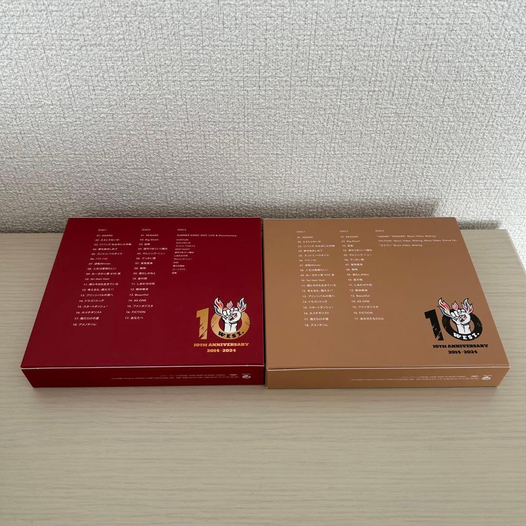 WEST AWARD Blu-rayのみ 初回盤A.B
