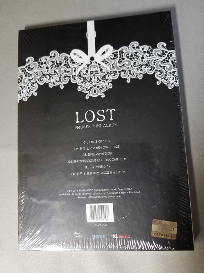 未開封新品◇Nine Muses ミニアルバム -Lost◇韓国盤-9MUSES