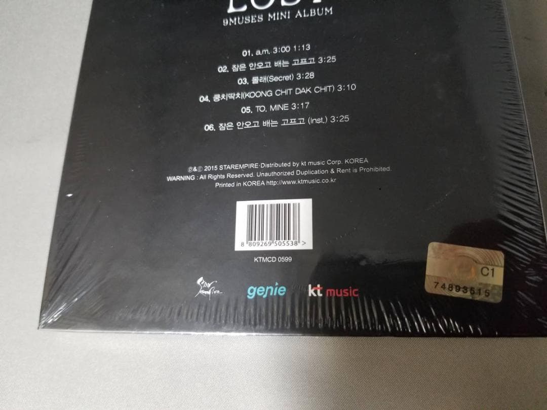 未開封新品◇Nine Muses ミニアルバム -Lost◇韓国盤-9MUSES