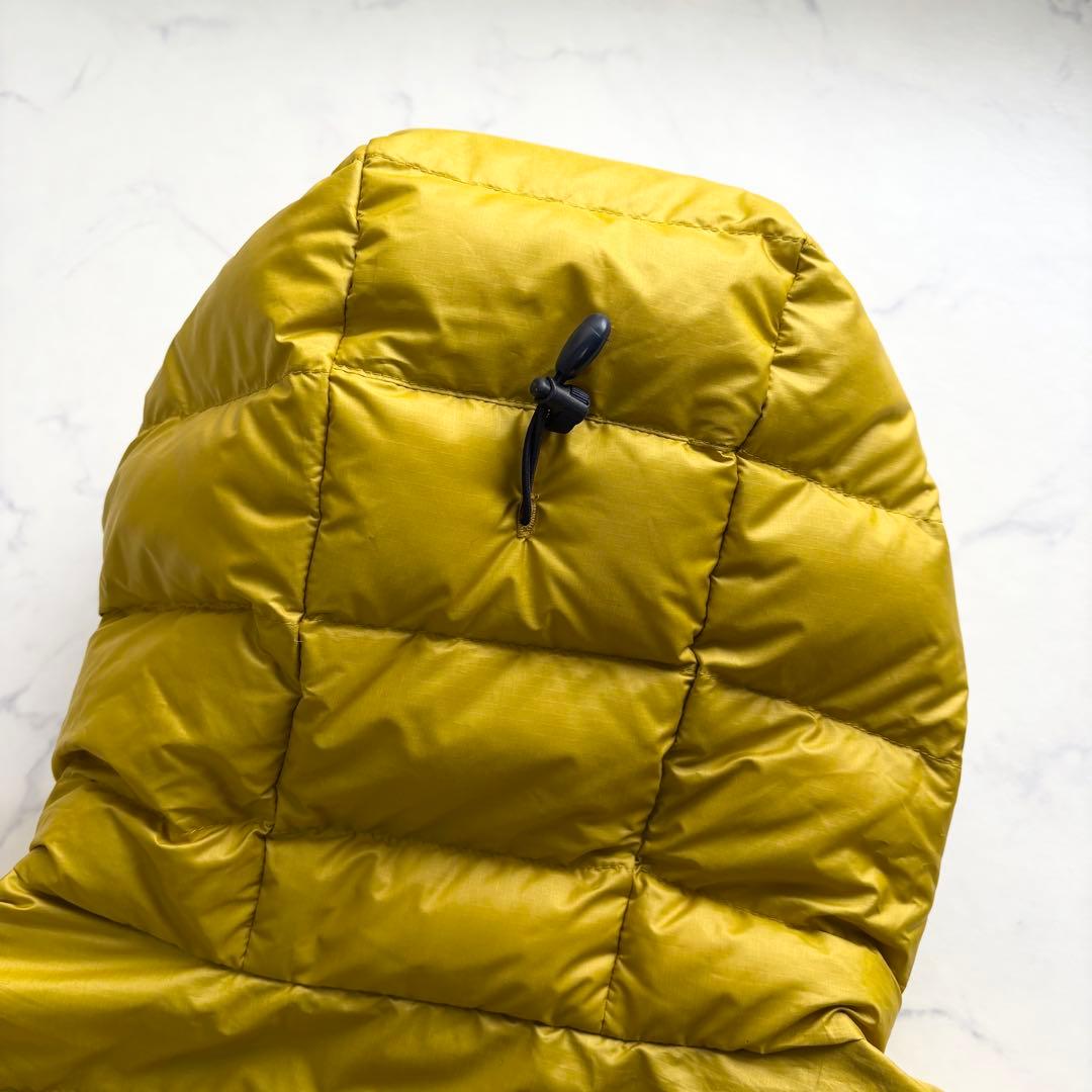 パタゴニア ダウンセーターフーディプルオーバー GOOUT表紙 イエロー L