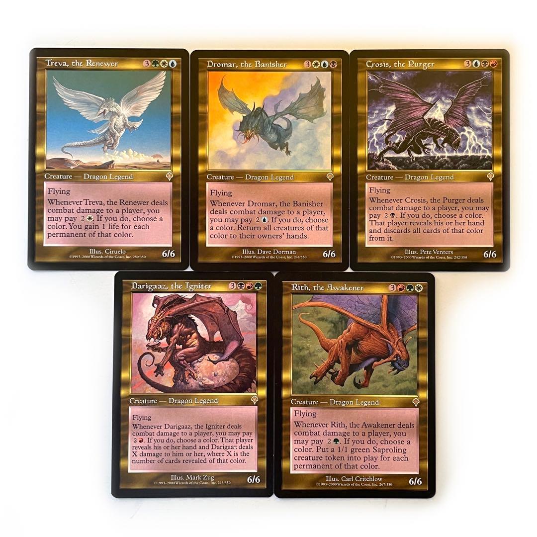 INV エルダードラゴンレジェンド 英語全5種5枚 インベイジョン 人気 旧