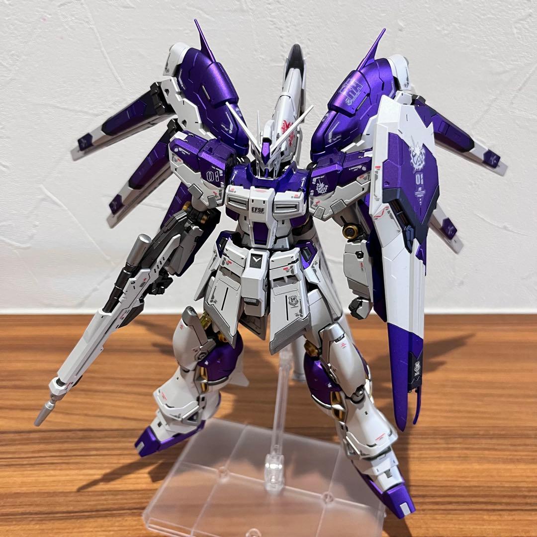 RG Hi-νガンダム ハイニューガンダム 全塗装 完成品 - メルカリ