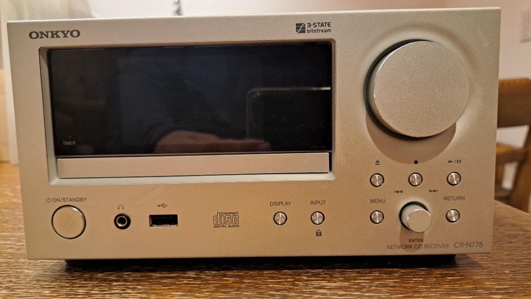 ONKYO ミニコンポ CR-N775 ネットワークシルバー CD