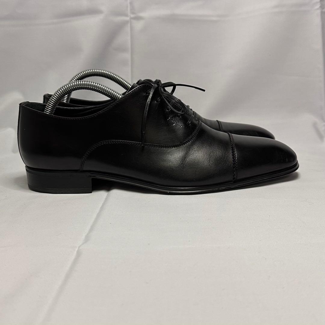 フェラガモ☆メンズ☆革靴☆ストレートチップ☆ブラック☆25.5cm相当