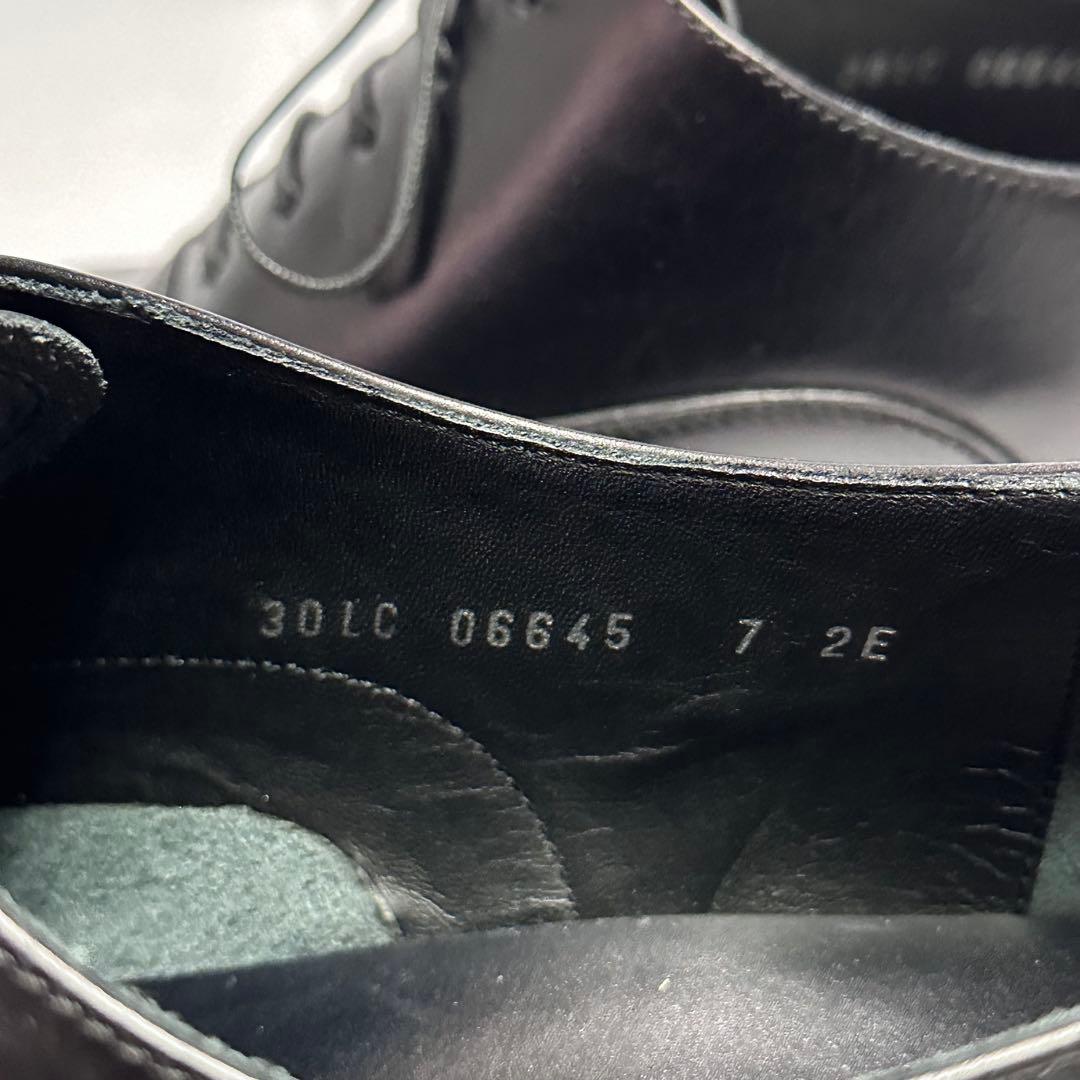 フェラガモ☆メンズ☆革靴☆ストレートチップ☆ブラック☆25.5cm相当