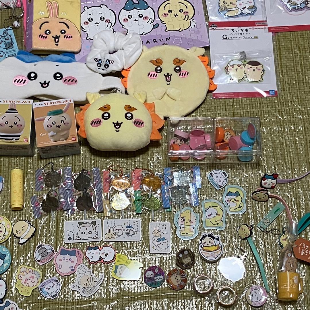 ちいかわ まとめ売り 大量 140サイズ 小物 ぬいぐるみ 雑貨 シール
