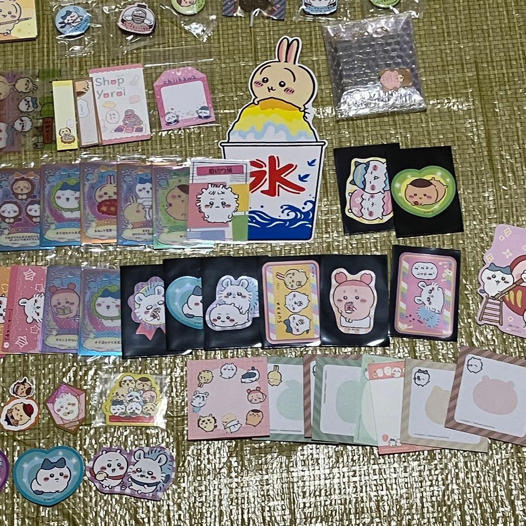 ちいかわ まとめ売り 大量 140サイズ 小物 ぬいぐるみ 雑貨 シール