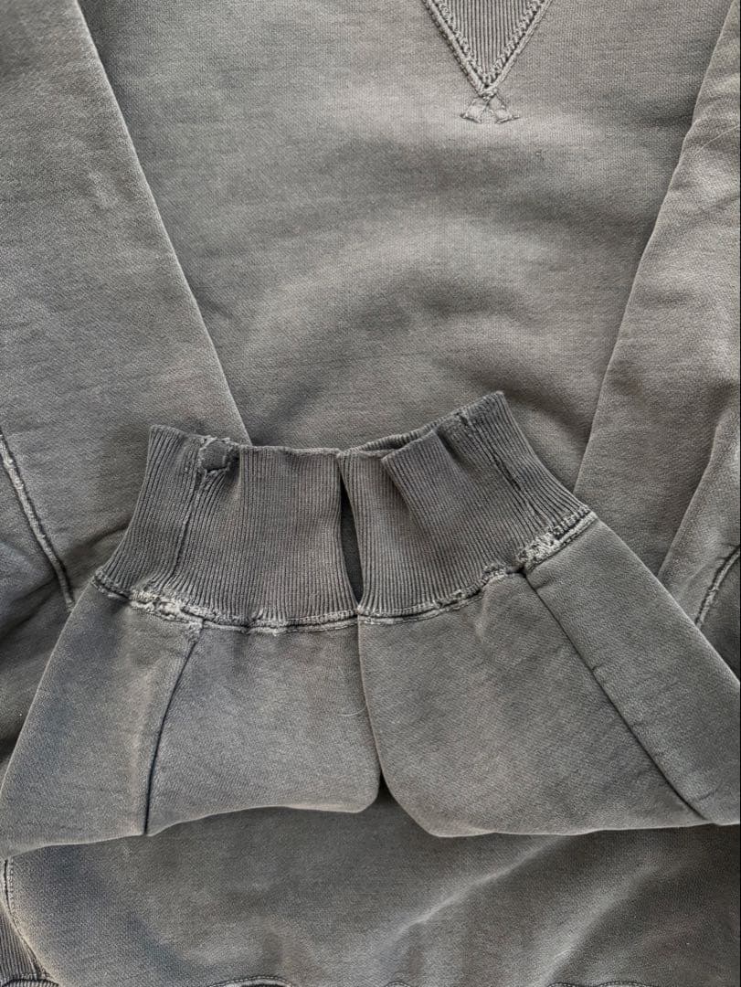 レミレリーフ remirelifeダークグレー ダメージ スウェット