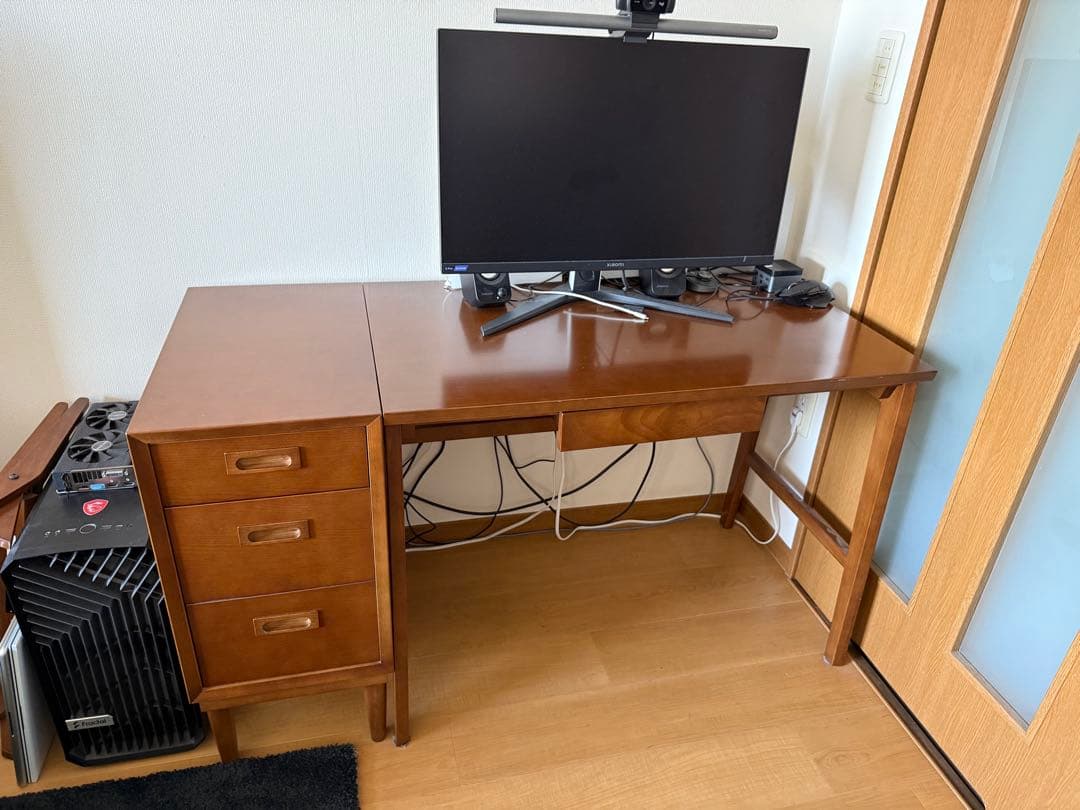 カリモク60デスク➕チェスト カリモク60+ デスク/チェスト/シェルフ/アームレスダイニングチェア