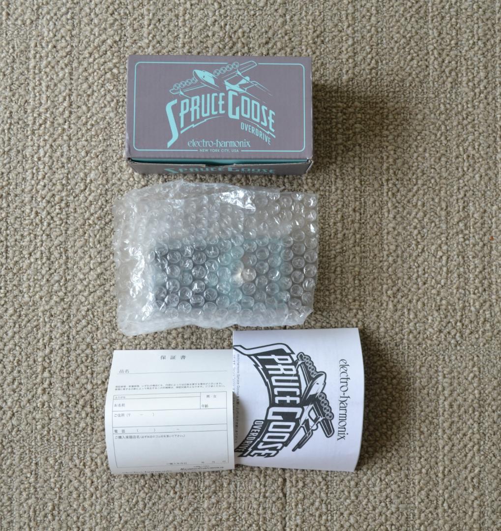 未使用electro-harmonix SPRUCE オーバードライブ Electro Harmonix 【WEB限定在庫処分セール】 SPRUCE GOOSE オーバー