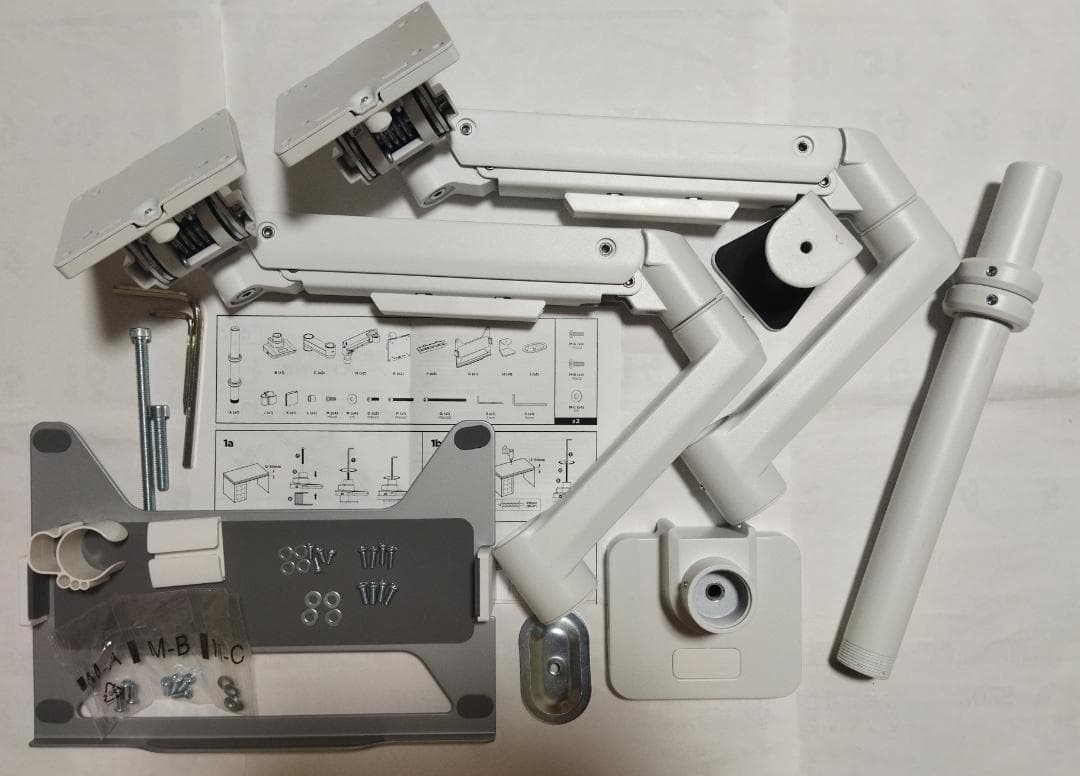 AlterzoneモニターアームALZARMLXLT-DW(最大49インチ) Amazon.co.jp: Alterzone モニターアーム 49インチ対応 ポール固定式