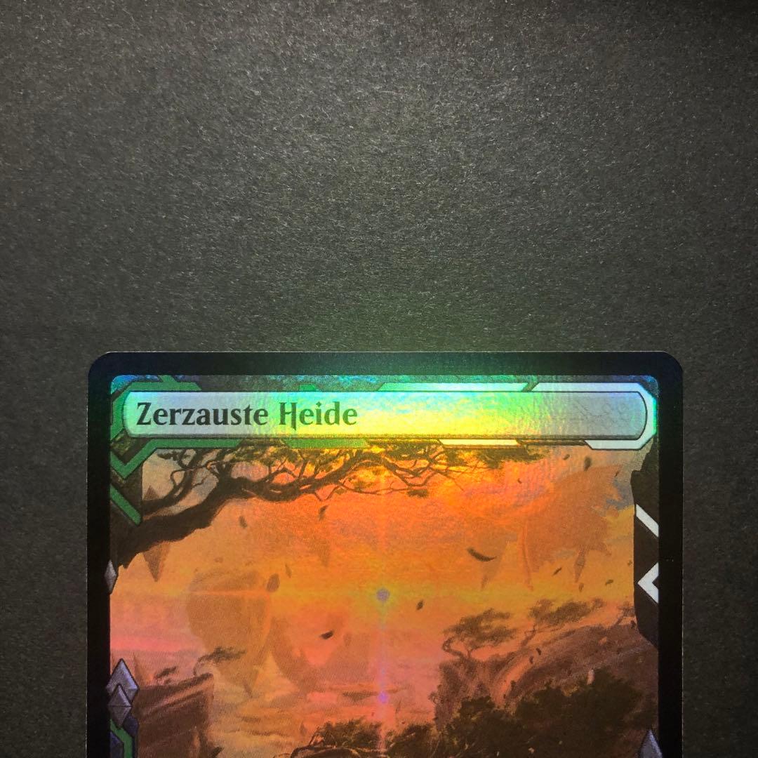 ドイツ語 吹きさらしの荒野 ゼンディカーエクスペディションFOIL MTG