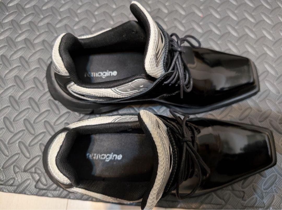 remagine リマジン ハイブリッドダービーシューズ ブラック 40 - メルカリ