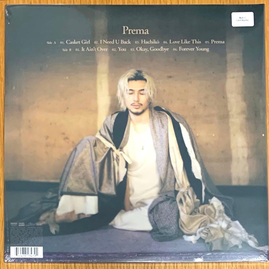 新品】藤井風 Prema（プレマ）クリアヴァイナル仕様／アナログレコード