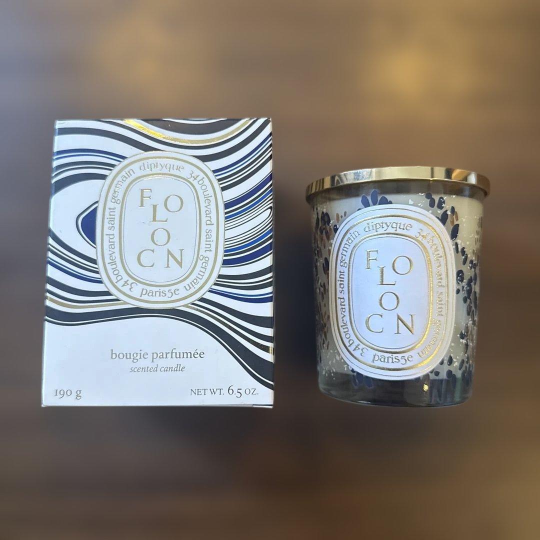 diptyque flocon スノーフレーク キャンドル 190g Diptyque Flocon Scented Candle | Space NK