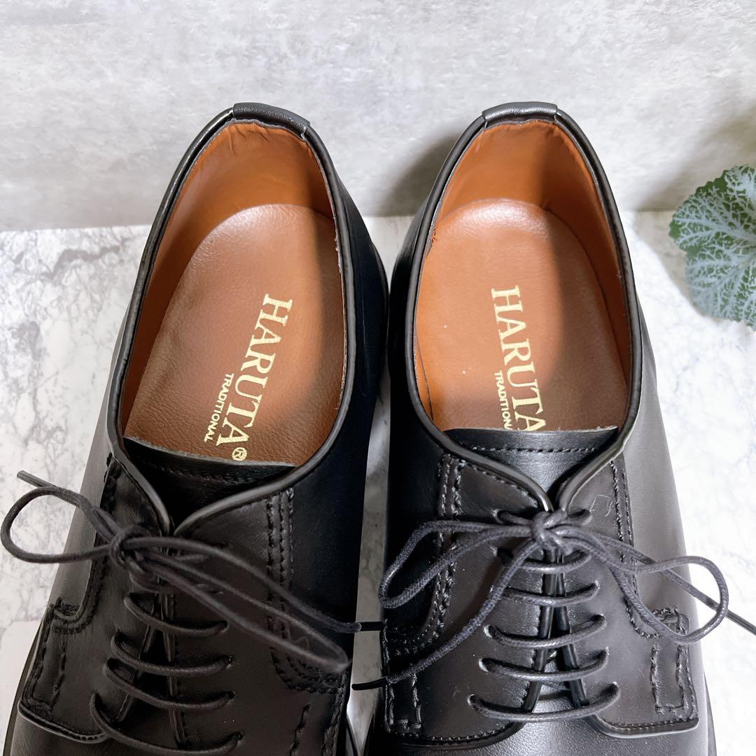極美品【HARUTA ハルタ】ドレスシューズ 革靴 26.5cm 黒 フォーマル