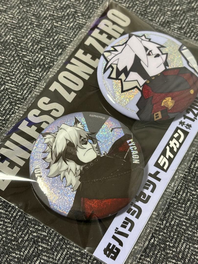 ゼンゼロ × ファミマ ライカン セット アクスタ / 缶バッジ