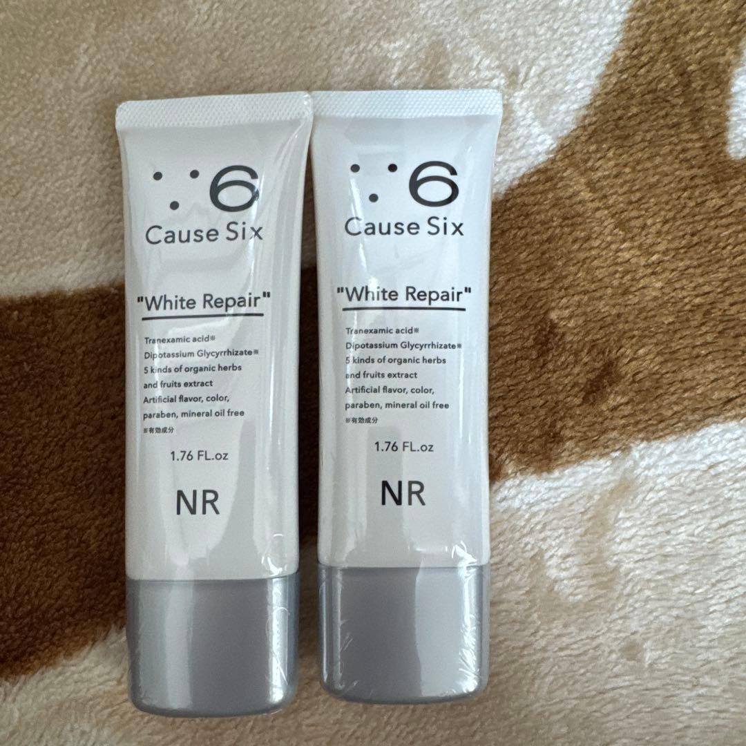 Cause Six White Repair 50ml 2本セット Cause Six White Repair 50g 2本セット - メルカリ