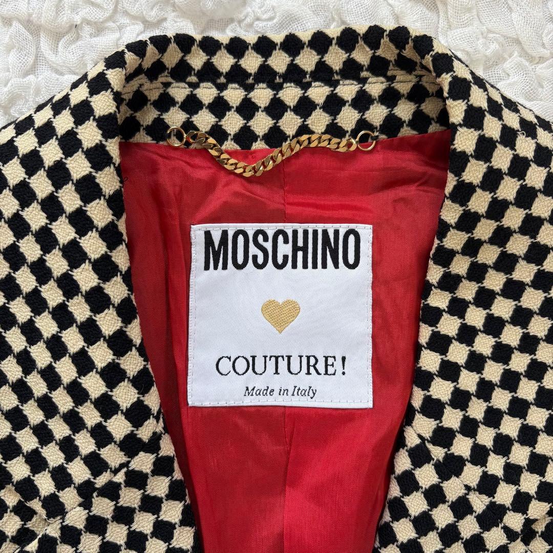 希少 MOSCHINO COUTURE! ヴィンテージセットアップ アンサンブル