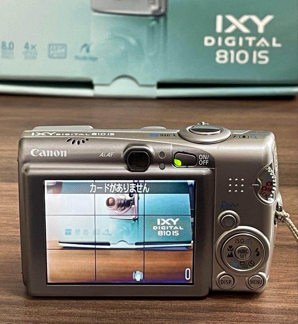 ⭐︎Canon IXY DIGITAL 810 IS シルバー 純正ソフトケース付 - メルカリ
