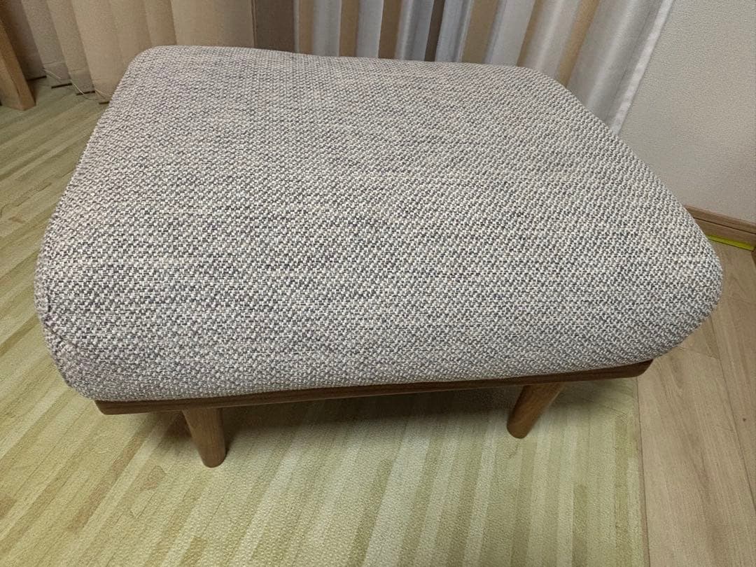 unico loom SIAL オットマン　ライトグレー ペット対応生地】 SIAL(シアル) カバーリングオットマン | ソファ
