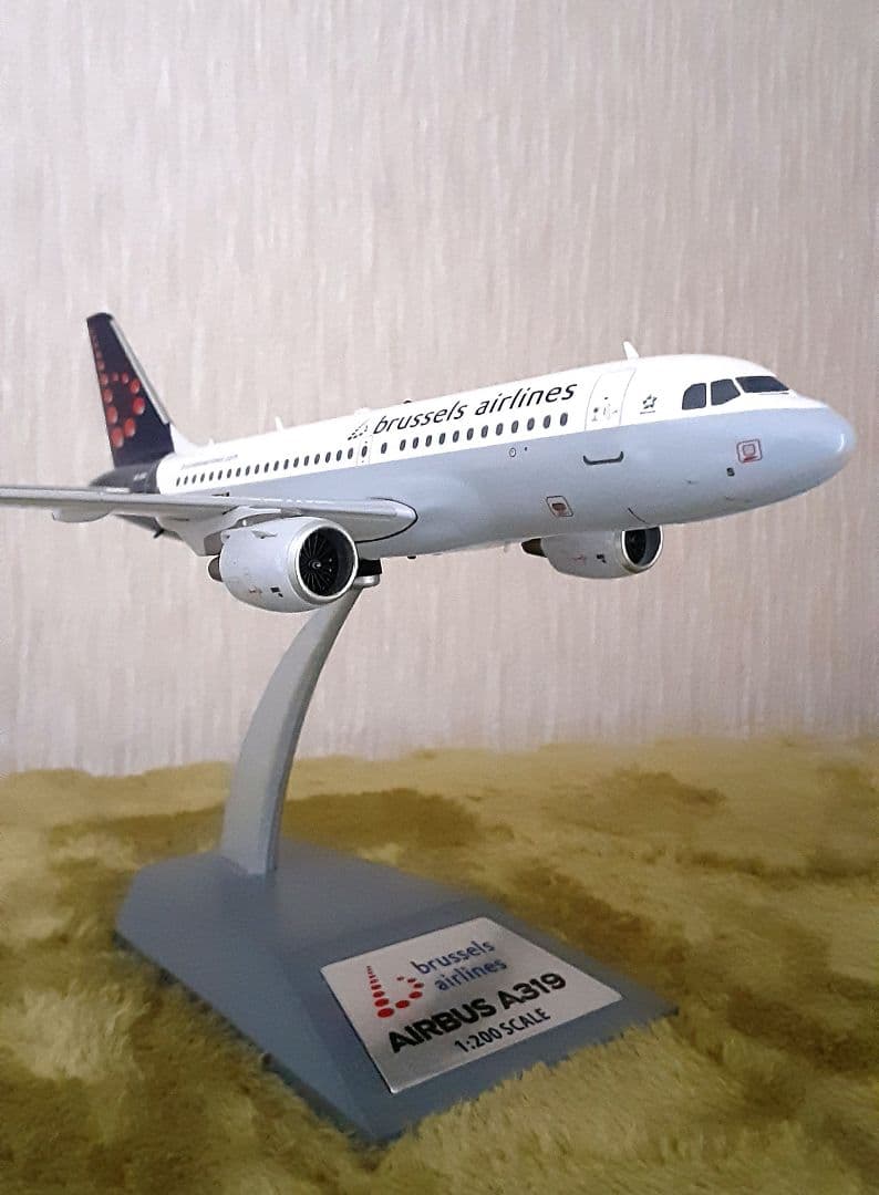 日本に馴染みはありませんが…ブリュッセル航空 エアバス A319 - メルカリ