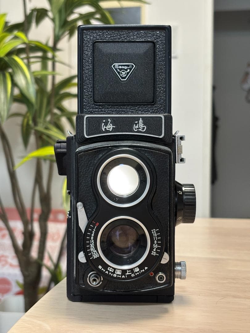 レア改造】二眼レフ × チェキ 手回しインスタントカメラ プロ仕様高