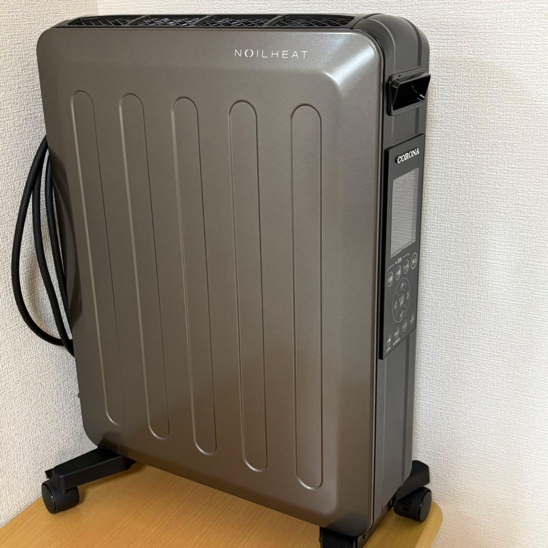 コロナ ノイルヒート オイルレスヒーター DHS-1519 2020年製 オイルレスヒーターノイルヒート ノイルヒート グレイスブラック DHS