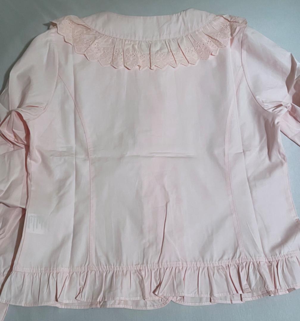 丸襟ベーシック綿ブラウス MIST半袖 ピンクM 華ロリ ロリータ - メルカリ