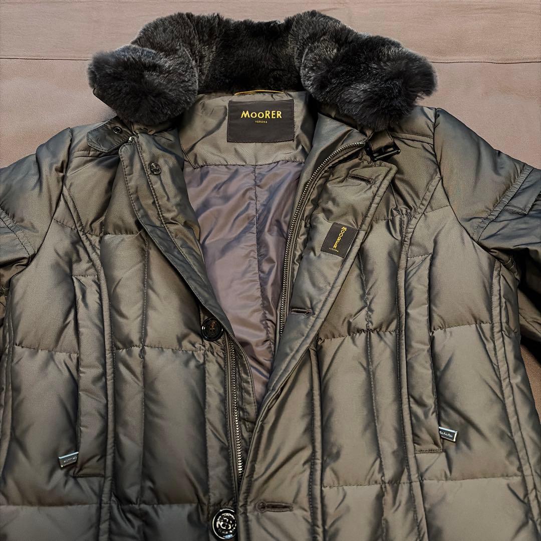 ムーレーダウンコート 伊勢丹限定 ［KURO］クロ ブラウン サイズ44