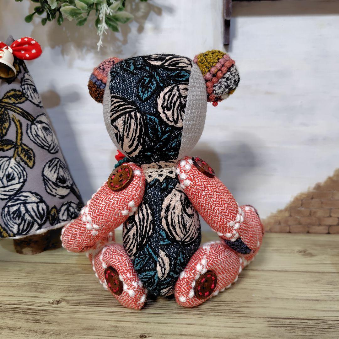 ミナペルホネン＊ハンドメイド＊ぬいぐるみ＊テディベア＊70