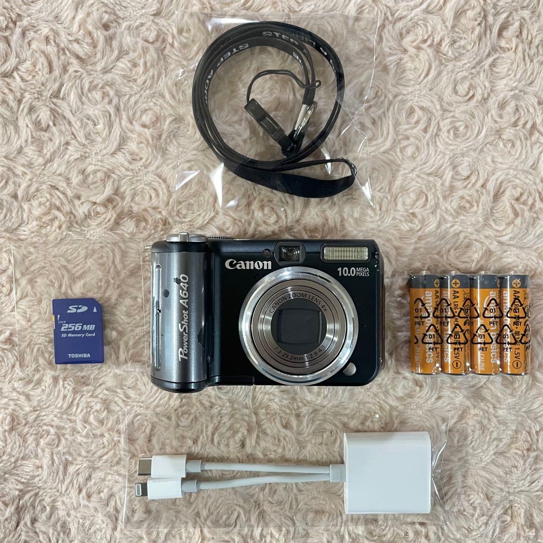 希少 名機✨Canon PowerShot A640✨動作確認済 スマホ転送OK - メルカリ